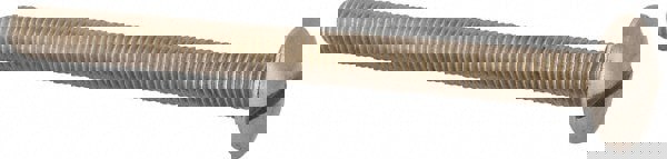 Machine Screw: M5x0.8 x 60.00 mm Length Under Head, Truss Head, Slotted