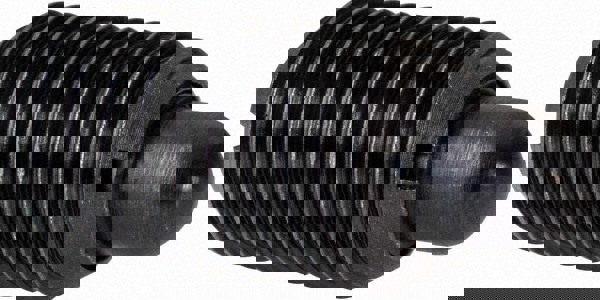 Threaded Spring Plunger: M12 x 1.75, 20.5 mm Thread Length, 6.3 mm Dia, 6.5 mm Projection