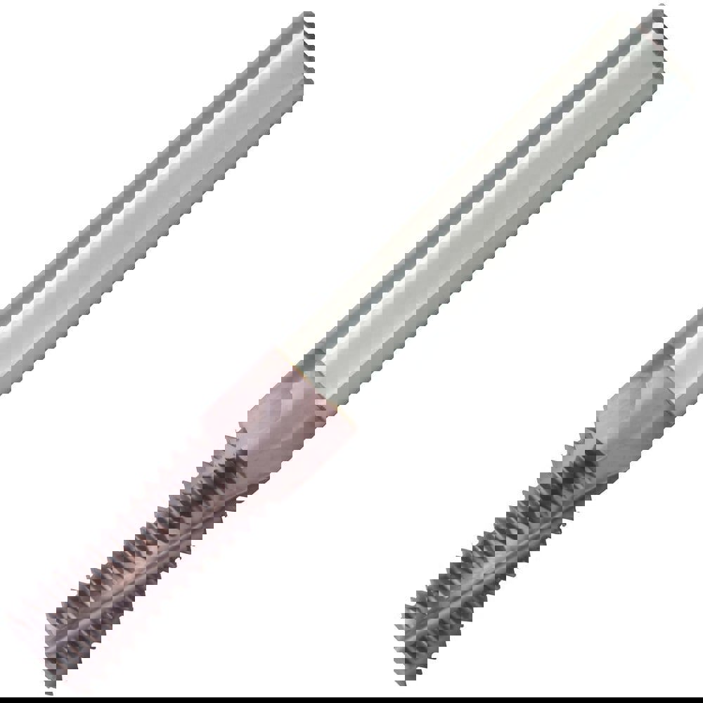 Helical Flute Thread Mill: 2-1/2-8, Internal/External, 4 Flute, 3/4