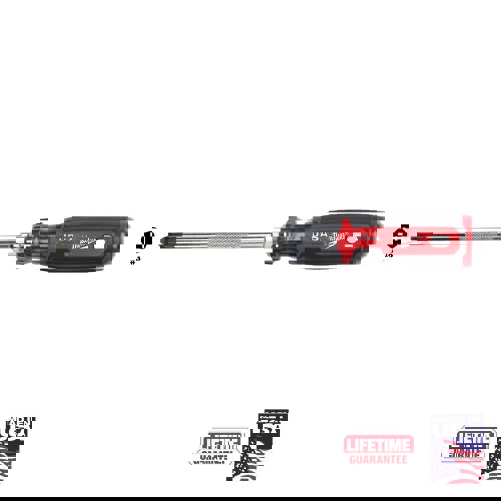 Phillips Screwdrivers; Overall Length (Decimal Inch): 11.0000 ; Handle Type: Cushion Grip ; Phillips Point Size: #3 ; Handle Color: Red ; Handle Length (Decimal Inch): 5 ; Handle Length (Decimal Inch - 4 Decimals): 5.0000