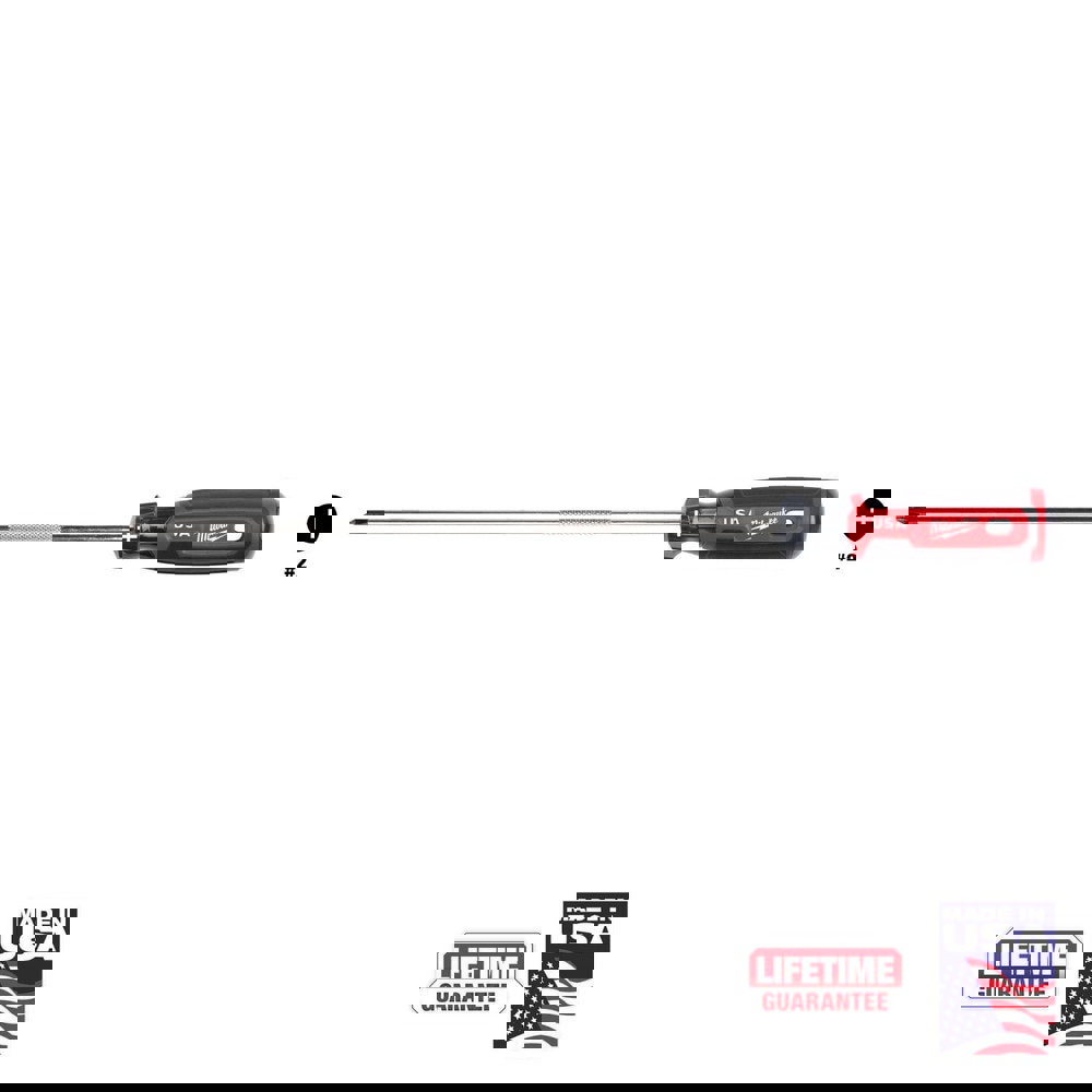 Phillips Screwdrivers; Overall Length (Decimal Inch): 14.3000 ; Handle Type: Cushion Grip ; Phillips Point Size: #2 ; Handle Color: Red ; Handle Length (Decimal Inch): 4.3 ; Handle Length (Decimal Inch - 4 Decimals): 4.3000