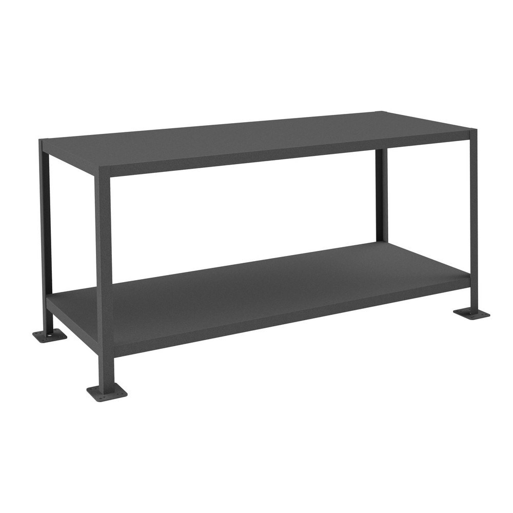 Stationary Machine Work Table: Textured Gray