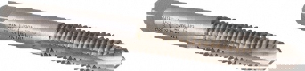 Spiral Point Tap: 1/4-20, UNC, 2 Flutes, Plug, 3B, High Speed Steel, Bright Finish