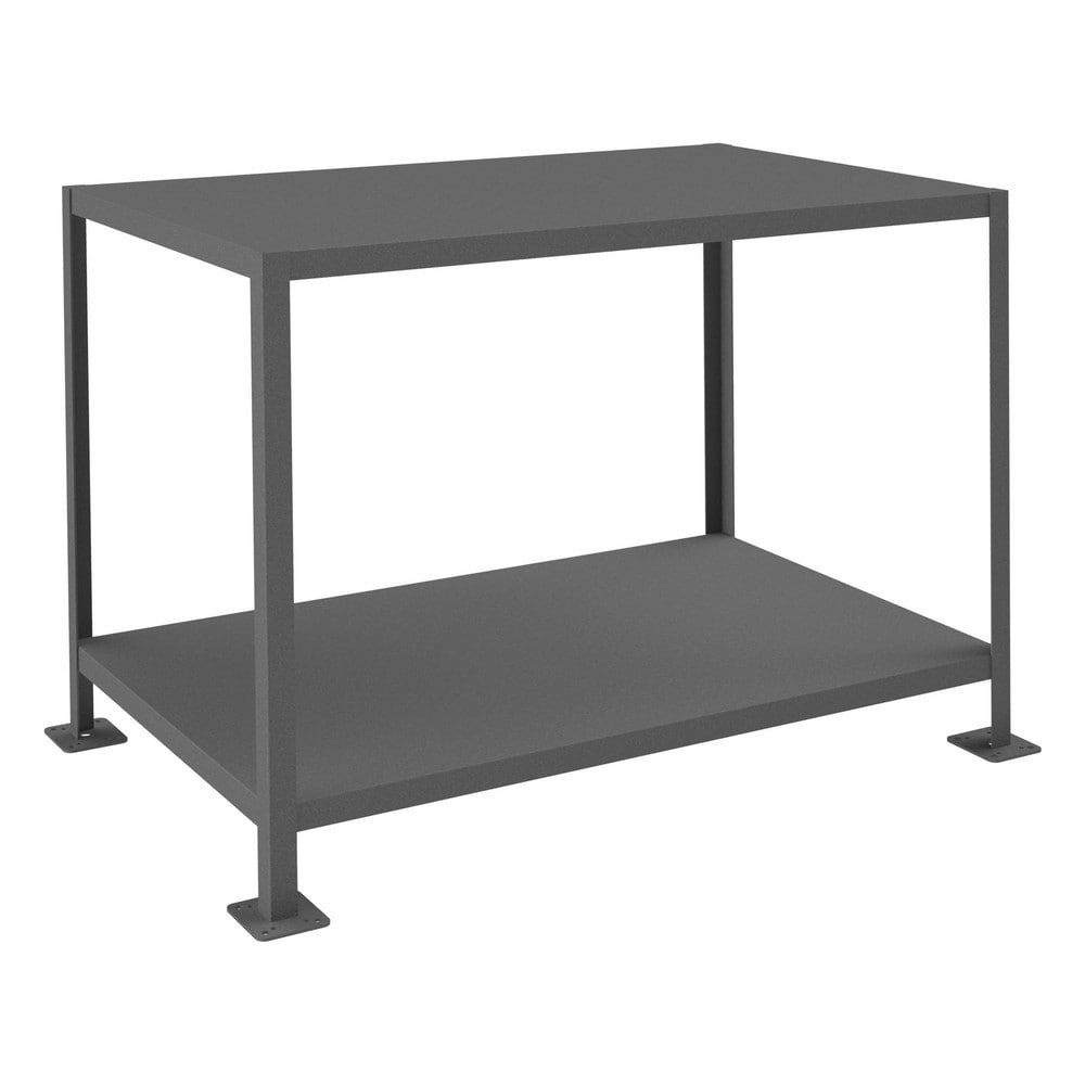 Stationary Machine Work Table: Textured Gray