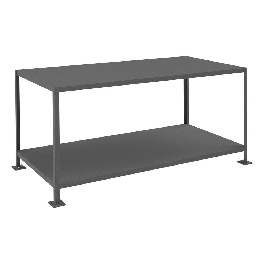 Stationary Machine Work Table: Textured Gray