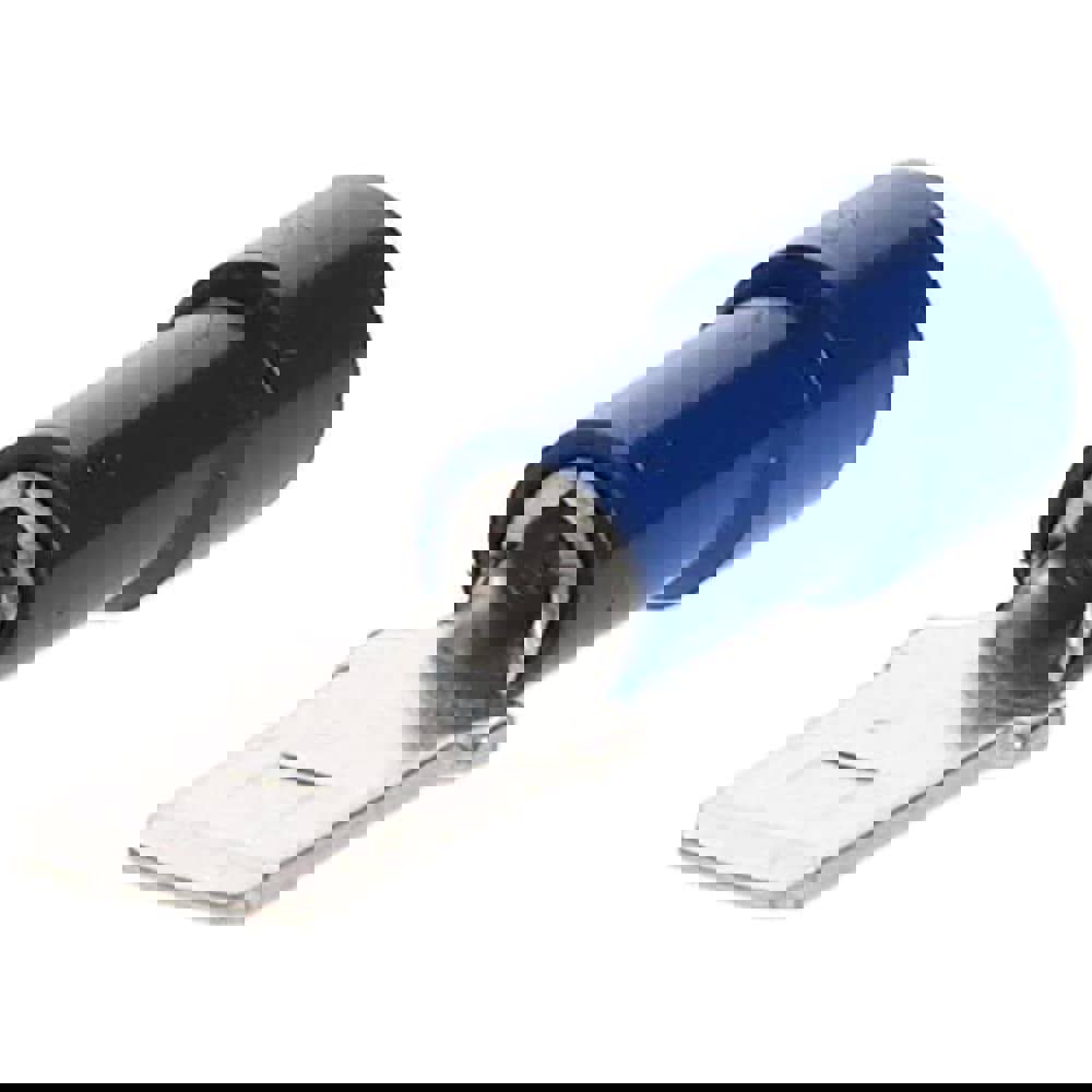 Wire Disconnect: Male, Blue, 16-14 AWG, 1/4