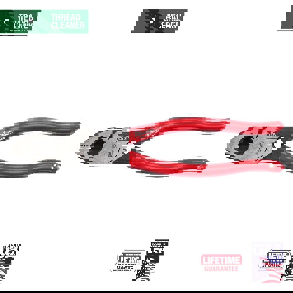 Pliers; Jaw Texture: Crosshatch ; Plier Type: Lineman's ; Jaw Length (Inch): 1-7/8 ; Jaw Length (Decimal Inch): 1.8750 ; Jaw Width (Inch): 1-1/4 ; Jaw Type: Linesman