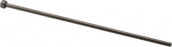 Straight Ejector Pin: 3 mm Pin Dia, 125 mm OAL, Steel