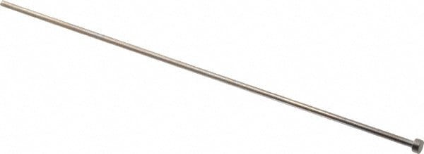 Straight Ejector Pin: 3 mm Pin Dia, 200 mm OAL, Steel