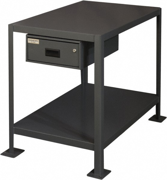 Stationary Machine Work Table: Gray