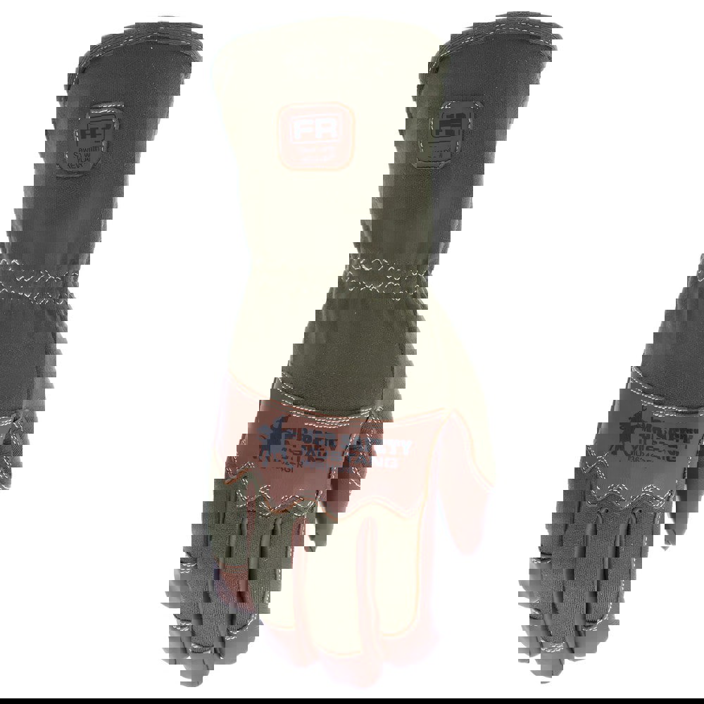 Gloves: Size L, Goatskin