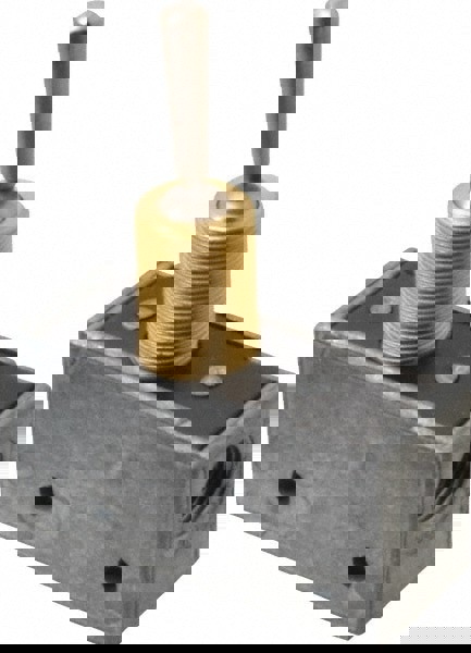 Mechanically Operated Valve: 3-Way Pilot, Flip Toggle Actuator, 1/8