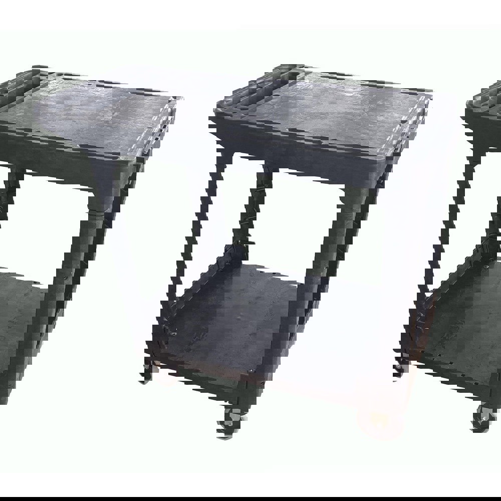 Shelf Utility Cart: Plastic, Black