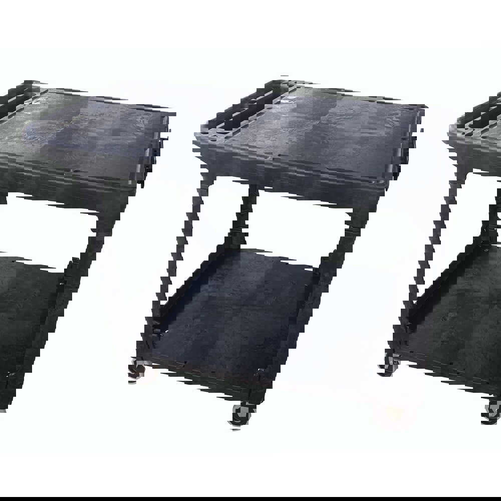 Shelf Utility Cart: Plastic, Black