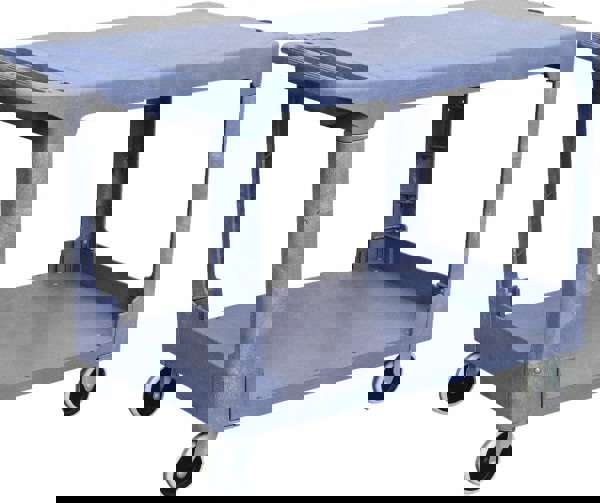 Shelf Utility Cart: Plastic, Gray