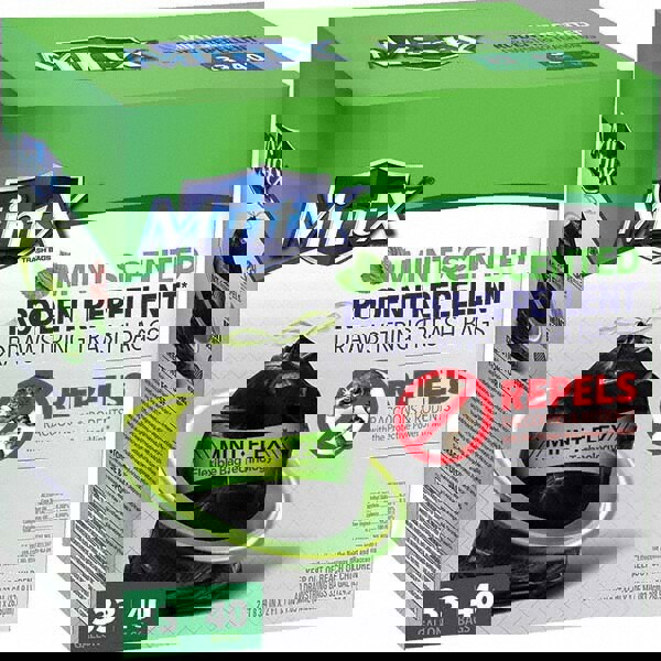 Rodent Repellent Trash Bag: 33 gal, 1.05 mil, Pack of (40)