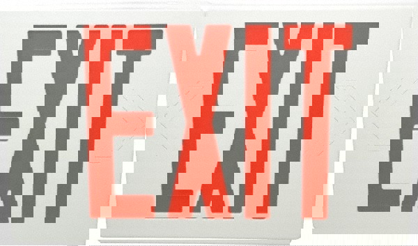 1 Face, 5 Watt, White, Polycarbonate, LED, Illuminated Exit Sign