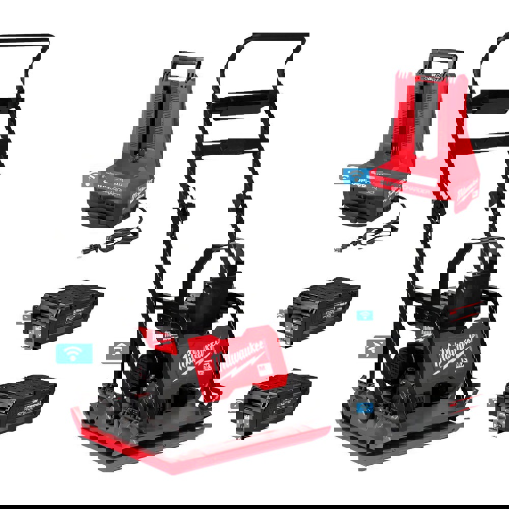 Cordless Plate Compactors; Plate Length (Inch): 22 ; Plate Width: 20 (Inch); Battery Chemistry: Lithium-ion ; Run Time (Minutes): 35