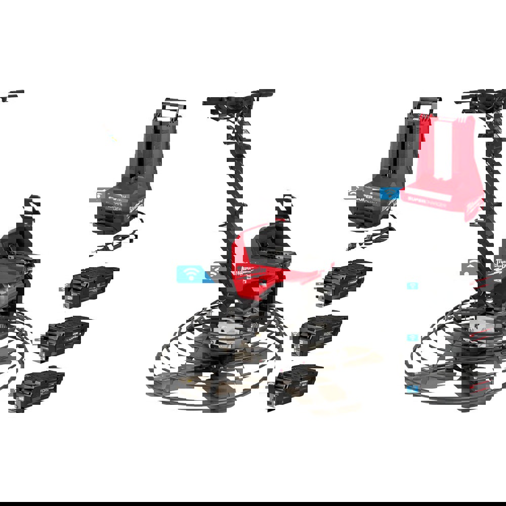 Cordless Walk-Behind Trowels; Trowel Type: Walker Edger ; Size Inch(Inch): 36 ; Voltage: 72V ; Number Of Blades: 4 ; Blade Material: Steel ; Blade Length (Inch): 14