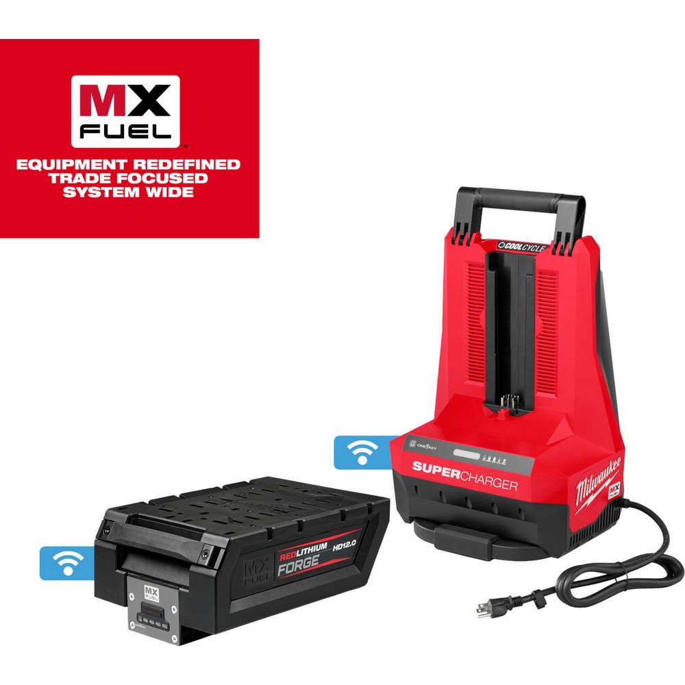 Power Tool Batteries; Battery Voltage: 72.00 ; Battery Chemistry: Lithium-ion ; Battery Capacity (Ah): 12.00 ; Battery Series: MX FUEL REDLITHIUM FORGE ; For Use With: MX FUEL Equipment System ; Charging Time: 65 min