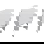 20PK RACEWAY L CONNECTOR WHITE FOR CABLE