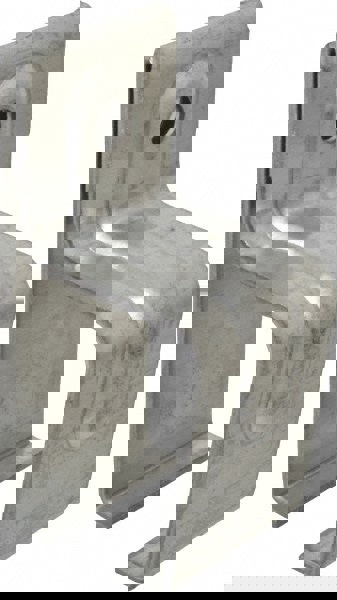 300 Lb Capacity, Galvanized, Single Box Rail Bracket