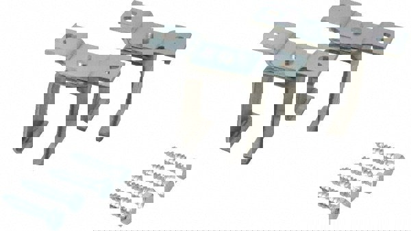 300 Lb Capacity, Galvanized, Single Ceiling Box Rail Bracket