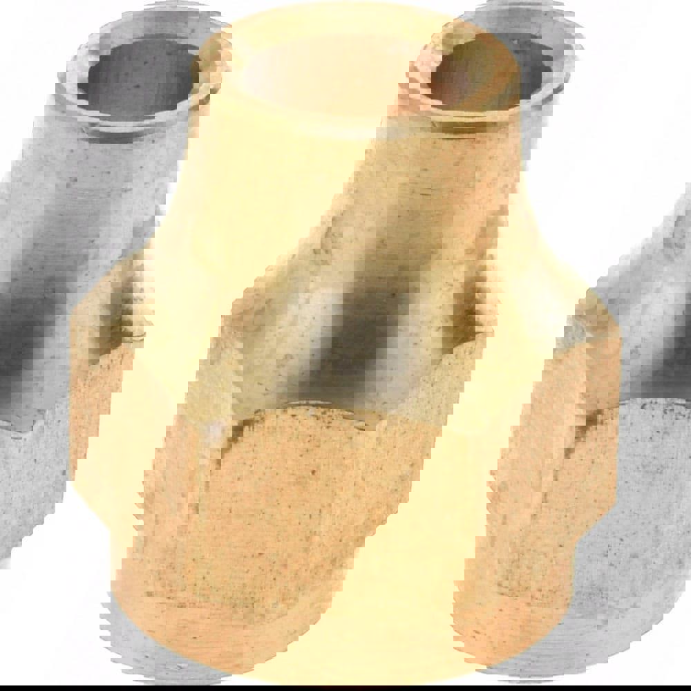 Brass Flared Tube Short Nut: 1/4