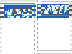 Accident Prevention Sign: Rectangle, 