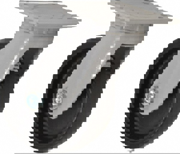 Swivel Top Plate Caster: Polyolefin, 5