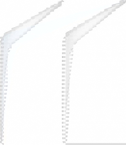 100 Lb Capacity, White Shelf Brackets