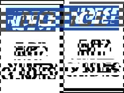 Accident Prevention Sign: Rectangle, 