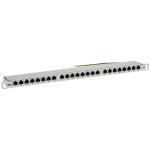 CAT5E/CAT6 PATCH PANEL 24-PORT SHIELDED