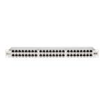 CAT5E/CAT6 PATCH PANEL 48-PORT SHIELDED