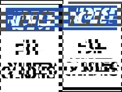 Accident Prevention Sign: Rectangle, 