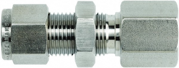 Compression Tube Bulkhead Female Connector: 1/8