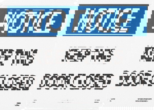 Accident Prevention Sign: Rectangle, 