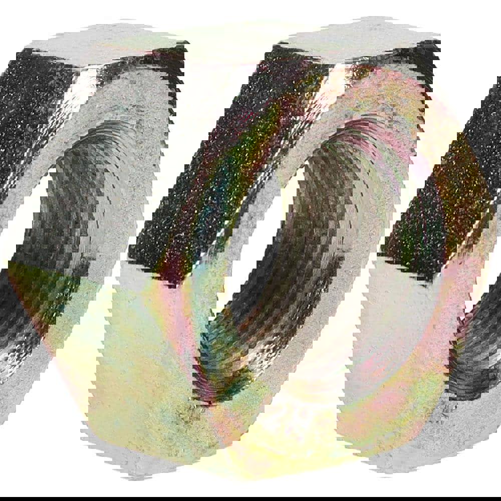 Heavy Hex Nut: 1-8, Grade A194 Grade 2H Steel, Yellow Zinc Dichromate Finish