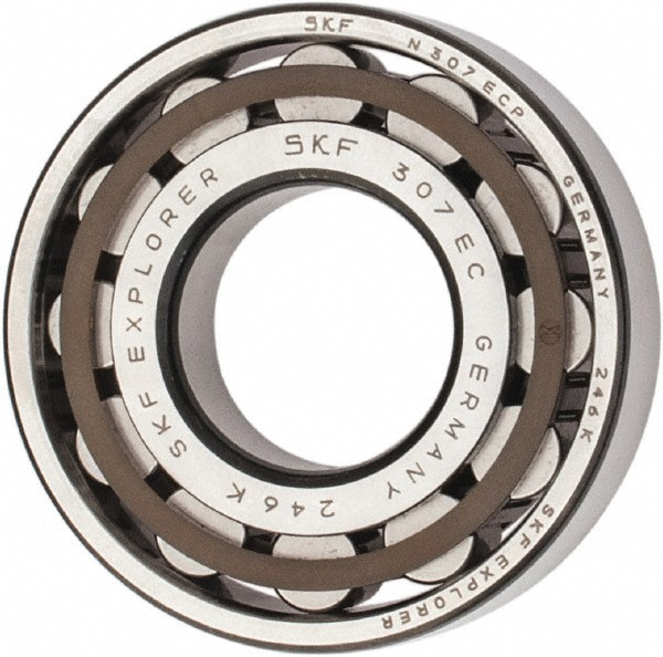 35mm Bore Diam, 80mm Outside Diam, 21mm Wide Cylindrical Roller Bearing