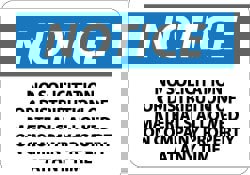 Security & Admittance Sign: Rectangle, 