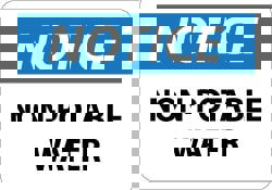 Security & Admittance Sign: Rectangle, 