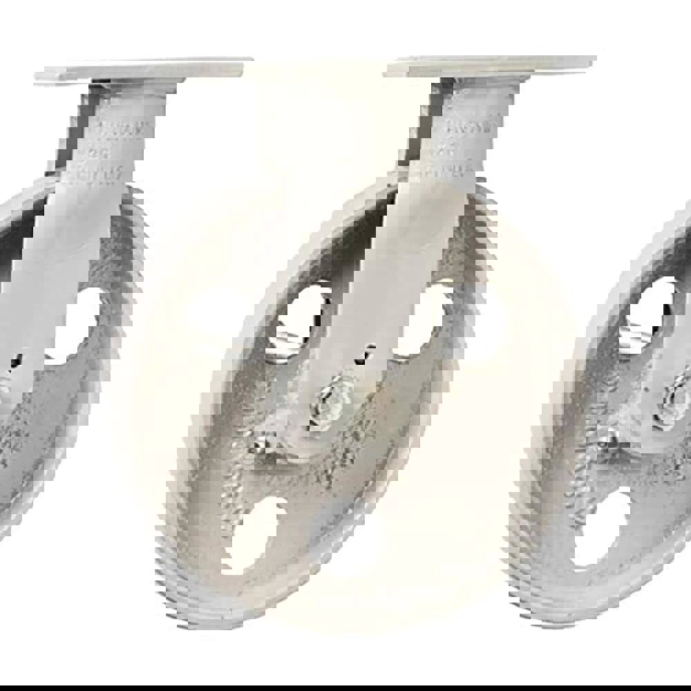 Rigid Top Plate Caster: Semi-Steel, 4