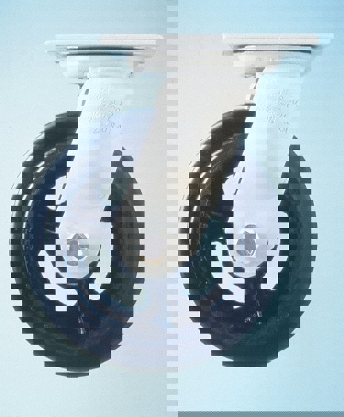 Rigid Top Plate Caster: Semi-Steel, 6