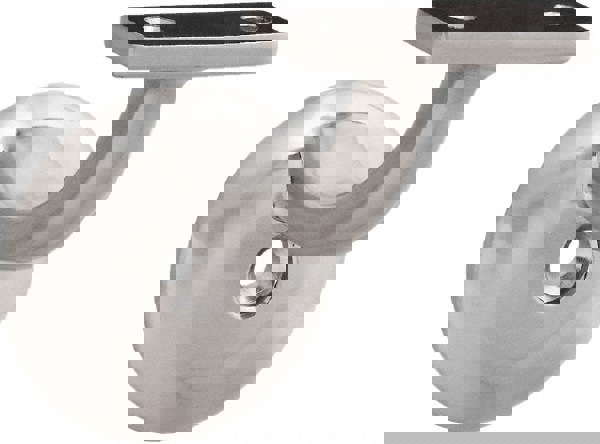 250 Lb Capacity, Satin Nickel Coated, Handrail Bracket