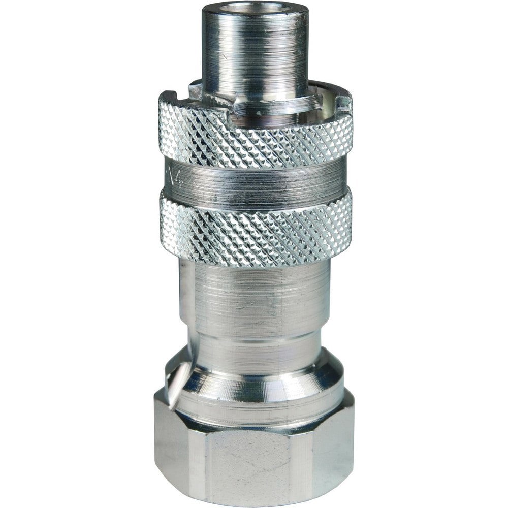 Pneumatic Hose Fittings & Couplings; Fitting Type: Plug ; Type: Plug ; Interchange Type: Bowes ; Thread Type: NPTF ; Material: Steel ; Thread Standard: Female NPT