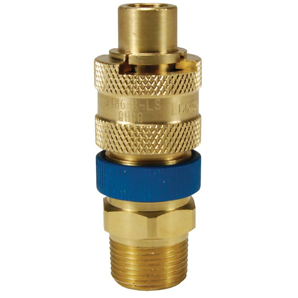 Pneumatic Hose Fittings & Couplings; Fitting Type: Plug ; Type: Plug ; Interchange Type: Bowes ; Thread Type: NPTF ; Material: Brass ; Thread Standard: Male NPT