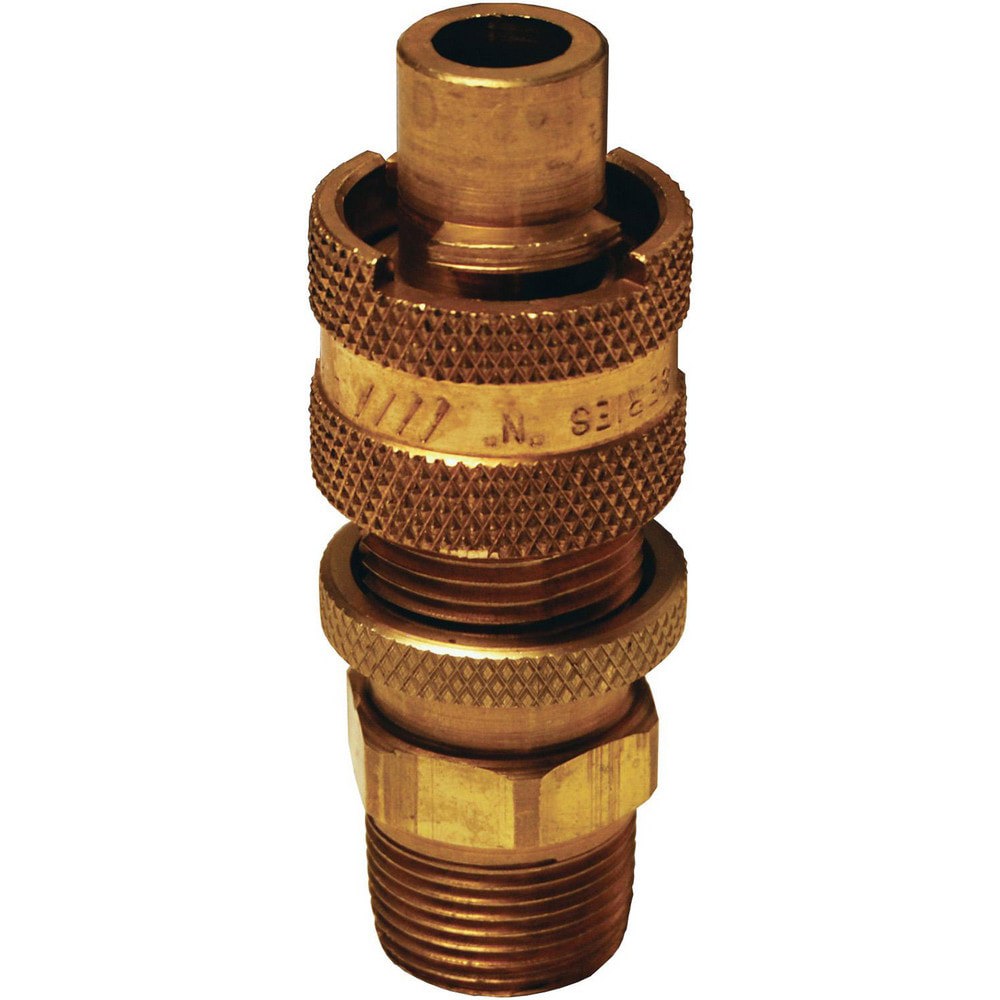 Pneumatic Hose Fittings & Couplings; Fitting Type: Plug ; Type: Plug ; Interchange Type: Bowes ; Thread Type: NPTF ; Material: Brass ; Thread Standard: Male NPT