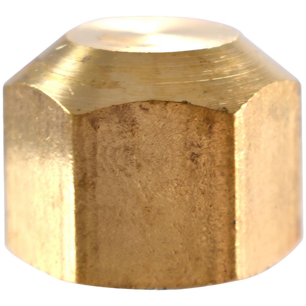 Brass Flared Tube Cap: 3/4