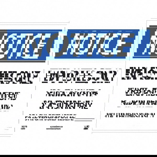 Security & Admittance Label: 