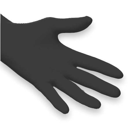 Disposable Glove: Series Microflex Onyx, Size Medium, 3.5 mil, Not Coated, Nitrile, Medical Grade, Powder-Free